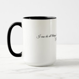 Scripture Coffee Kopp, Motivational Bible Verse Mugg