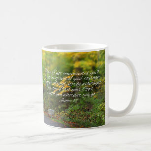 Scripture för kristen för Verse för Joshua Kaffemugg