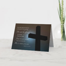 Scripture - han är Risen Kor Helgkort