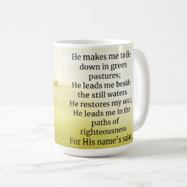 Scripture Mugg Psalm 22:2-3