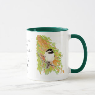 Scripture, Nahum 1:7, The Lord är Bra, Bird Mugg