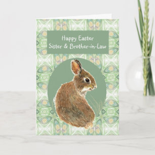 Scripture Påsk Sister Brother-in-law Cute Rabbit Helgkort