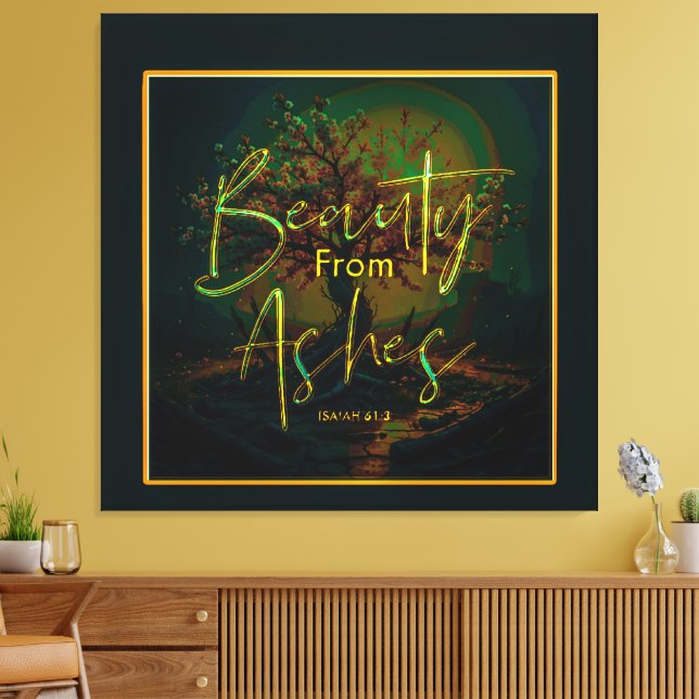 Scripture Pictures 06-01 Canvastryck (Insitu (Vardagsrum))