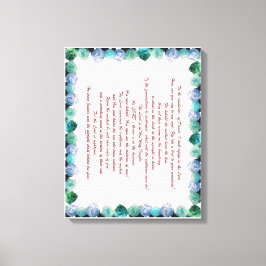 Scripture, Psalm 11, Bible Verse Canvastryck