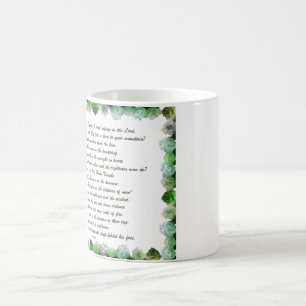 Scripture, Psalm 11, Bible Verse Magisk Mugg