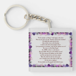 Scripture, Psalm 11, Purple Roses