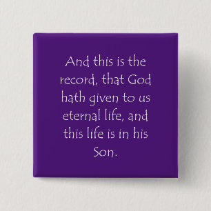 Scripture Quote 1 John 5 11 Knapp