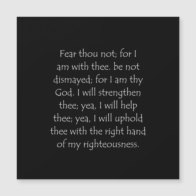 Scripture Quote Isaiah 41 10 (Framsida)