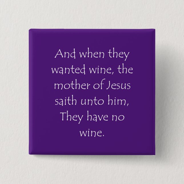 Scripture Quote John 2 3 Knapp (Framsida)