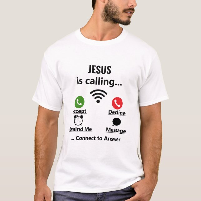 Scripture Shirt kallar Manar T Shirt (Framsida)