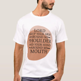 Scripture Shirt Lord Behålla Arm Manar T Shirt