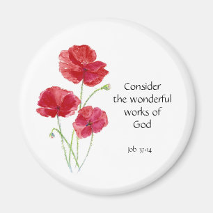 Scripture som är inspirera, citationstecken, magnet