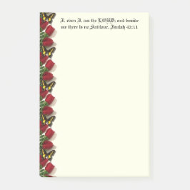 Scripture som Posta-Det noterar Post-it Block