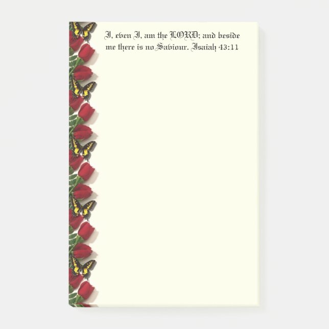 Scripture som Posta-Det noterar Post-it Block (Framsida)