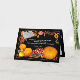 SCRIPTURE THANKSGIVING Card Helgkort