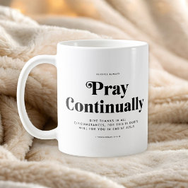 Scripture Verse 1 Thessalonians 5:16-18 Mug Kaffemugg