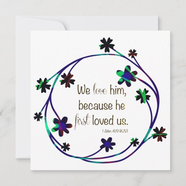 Scripture Verse Andlig Message Kingdom (Framsida)