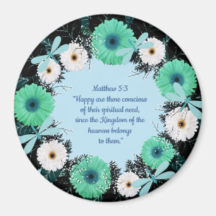 Scripture Verse Andlig Message Kingdom Magnet