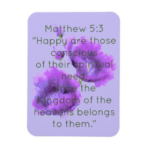 Scripture Verse Andlig Message Kingdom Magnet