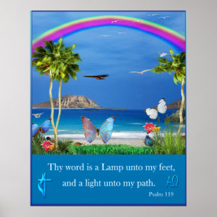 Scriptureaffisch för Psalm 119 Poster