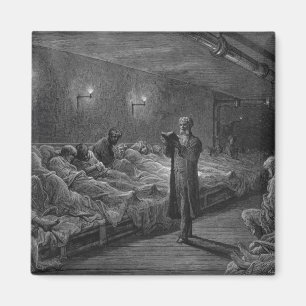 Scriptureavläsare i en nattfristad magnet