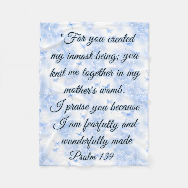 Scripturefilt Fleecefilt (Framsidan)