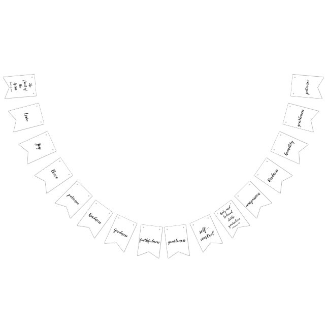 Scriptureflagga, frukten av den heliga vimplar (Alla)