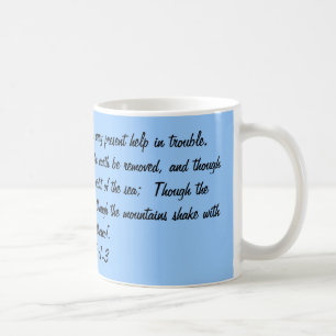 Scripturemugg, Psalm46:1 - 3 Kaffemugg
