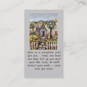 Scripturen Cards handouten Visitkort