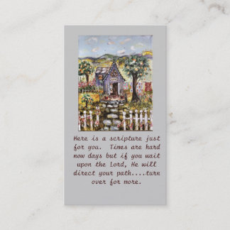 Scripturen Cards handouten Visitkort