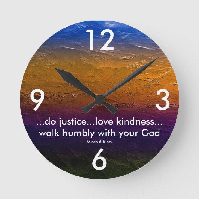 Scripturen tar tid på rund klocka (Framsida)