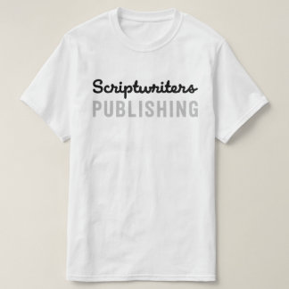 Scriptwriters som publicerar den t shirt