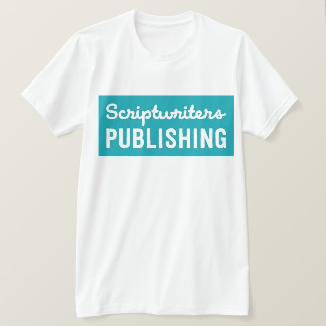 ScriptwritersheltäckandeAqua T Shirt (Design framsida)