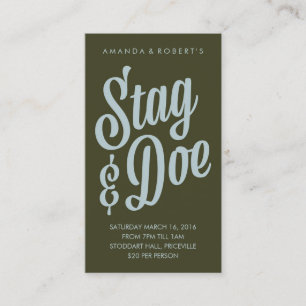 Scripty Stag & Doe Biljett