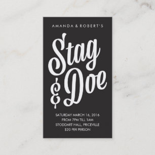 Scripty Stag & Doe Biljett