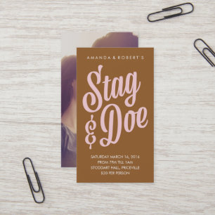 Scripty Stag & Doe Biljett