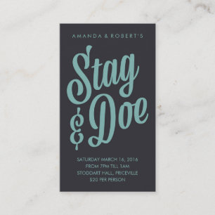 Scripty Stag & Doe Biljett