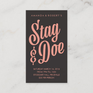Scripty Stag & Doe Biljett