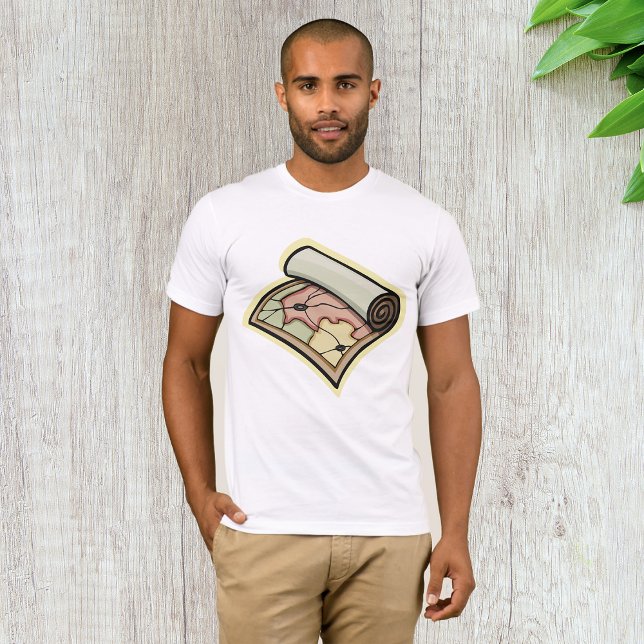 Scroll Map Herr T-Shirt (Skapare uppladdad)