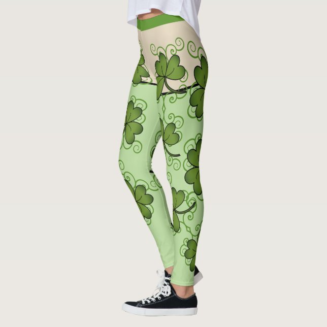 Scroll & Shamrock Leggings (Vänster)