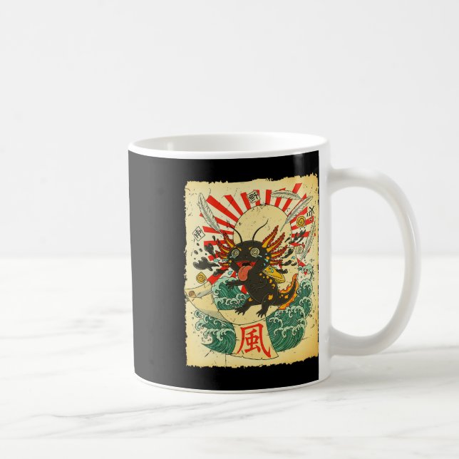 Scroll-surfande Eldflugans skruvll  Kaffemugg (Höger)