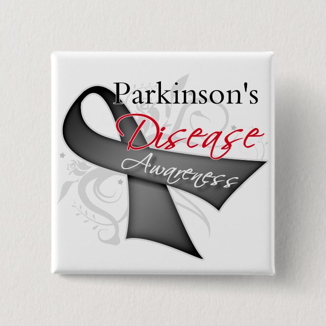 Scrollband - Parkinsons sjukdomsmedvetenhet Knapp (Framsida)