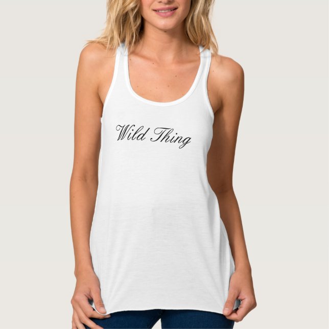 Scrolled vild sak Thunder_Cove Linne Med Racerback (Framsida)