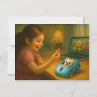 Scrolling Fairytale. Vykort