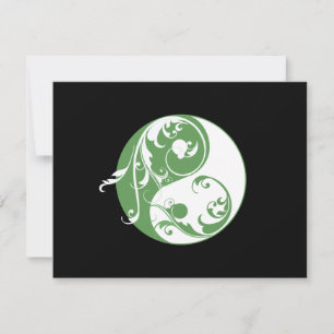 Scrolling Yin & Yang (grönt)