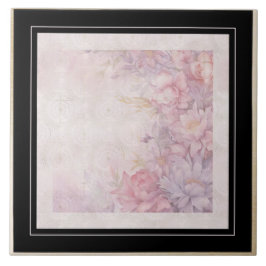 Scrollsar med ro Victorian stil Kakelplatta