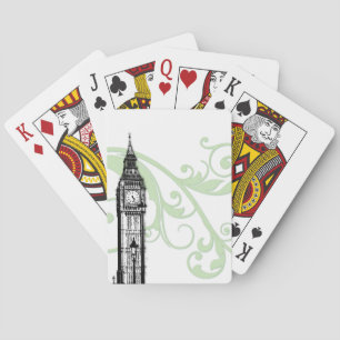 Scrollsar och Big Ben - Grönt Spelkort