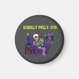 Scrolly Polly‑it – Roligt Doomscrollande Magnet
