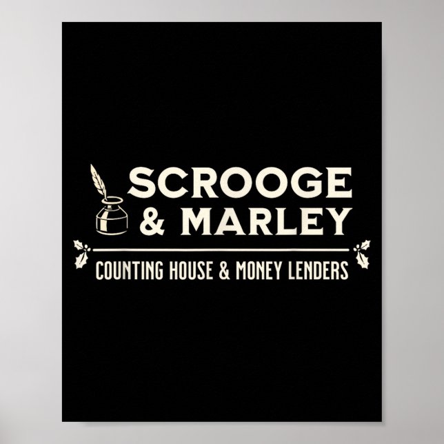 Scrooge And Marley Räknar Hus Ens  Poster (Framsidan)