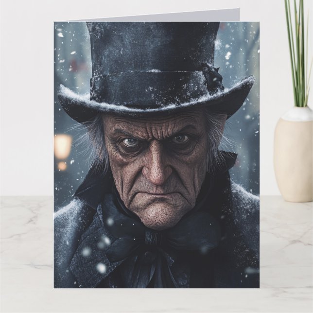 SCROOGE BAH HUMBUG JULKORT KORT (Framsida)